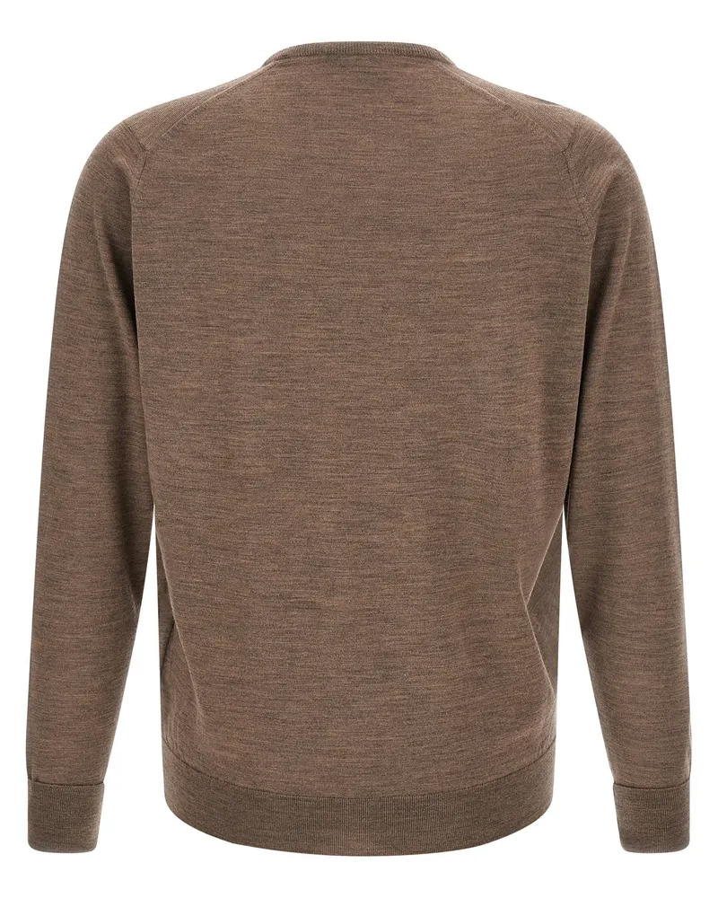 John Smedley Marcus Sweater — Mushroom Mushroom
