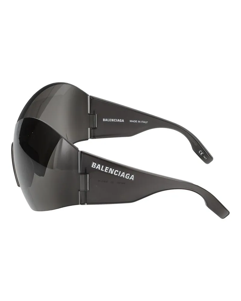 Balenciaga Unisex Sunglasses  Bb0180s 001 Grey 1-110 Nylon Fiber Grey