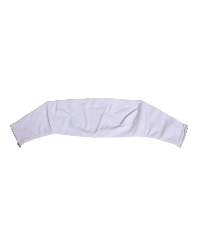 Dolce & Gabbana Women White Nylon Strapless Corset Top Underwear Elastane White