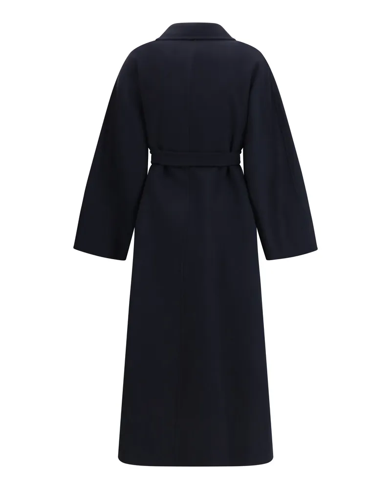 Max Mara Women's Mxmcesto Coat Blu Marino Kashmir-Capra Hircus Kashmir/capra Navy