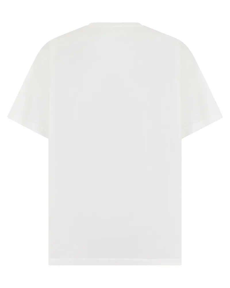 Maison Margiela Handwritten-Logo Print T-Shirt — White White