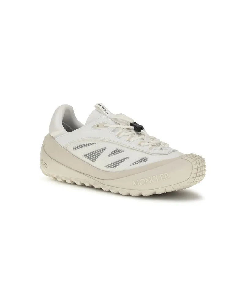 Moncler Women's White Polyester Athletic Sneakers White