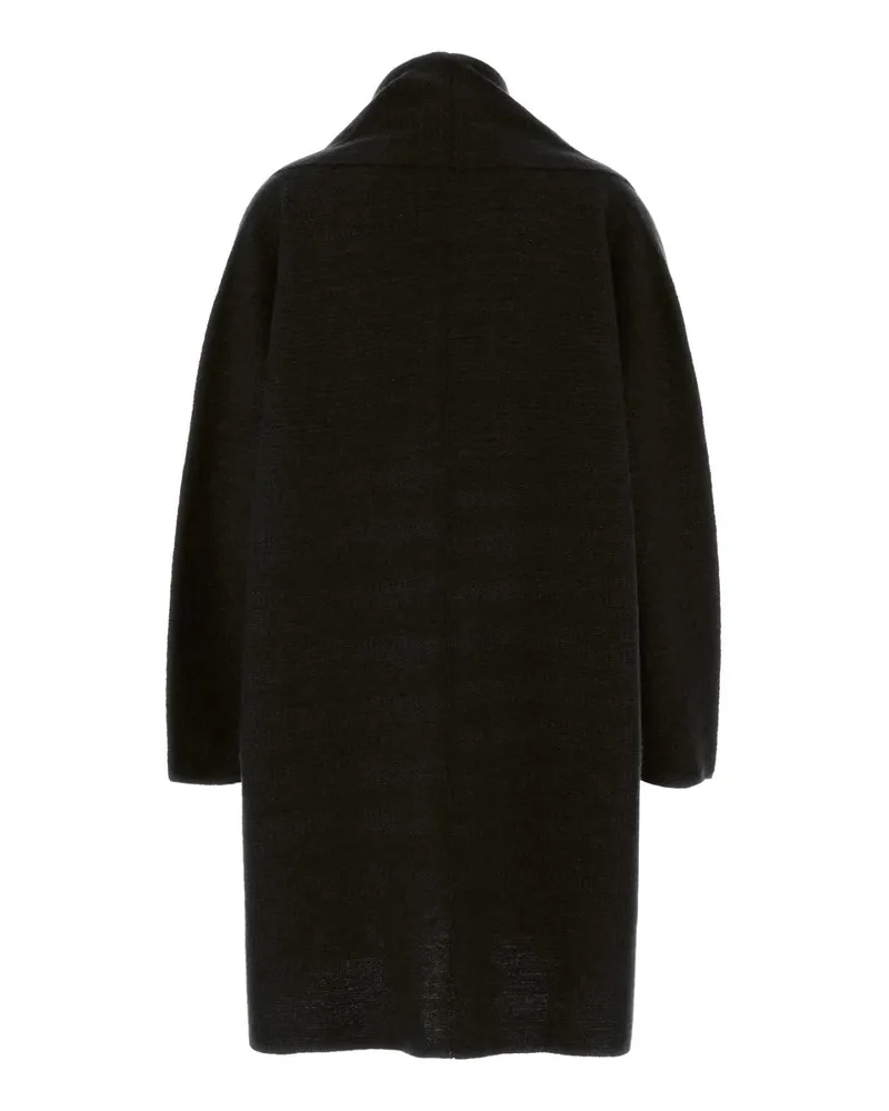 The Row Women's Novaan Cardigan Black Cashmere Silk Linen Jacket Black