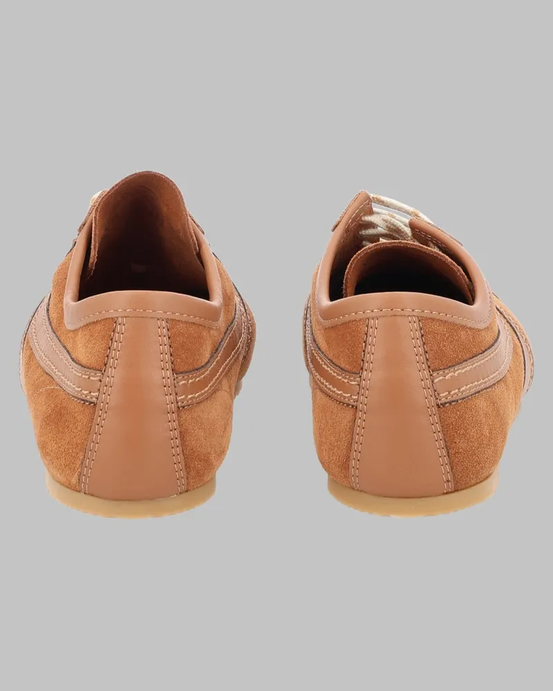 Dries van Noten Women's Suede Sneakers Beige Leather Trainers Beige