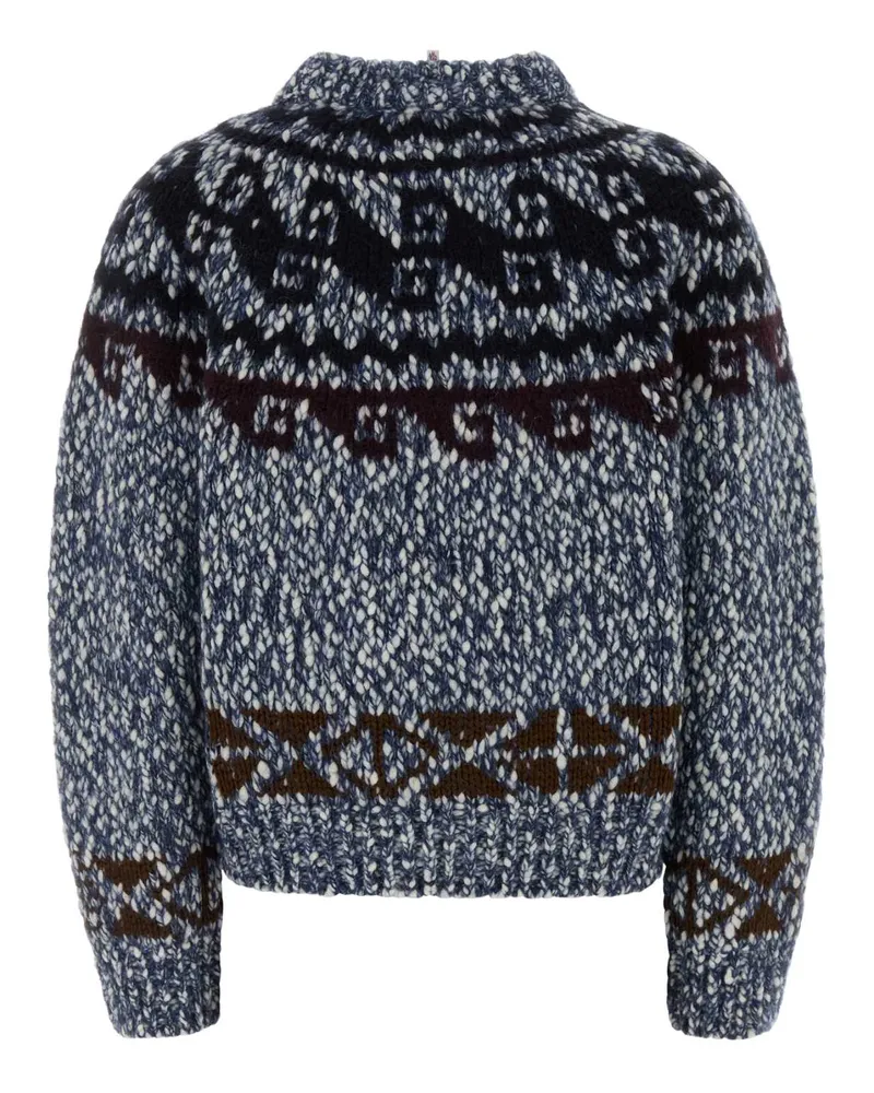 Moncler Crew Neck Sweater — Blue Blue
