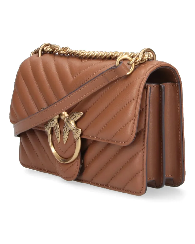 Pinko Women's Bags Brown Leather Brown