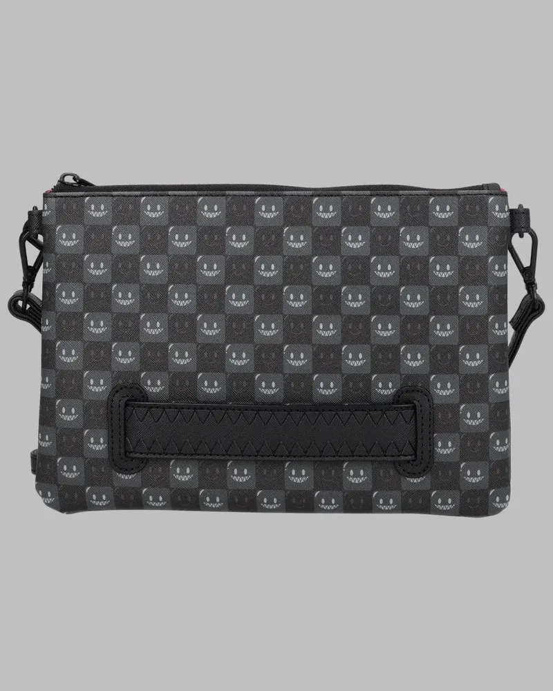 Sprayground Sharks In Clutch — Charcoal Charcoal