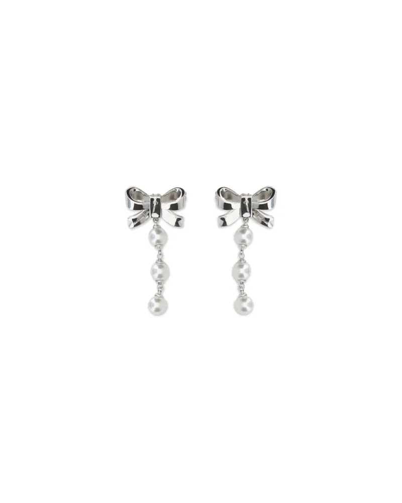 Self-Portrait Women's Silver Brass Earrings Silver