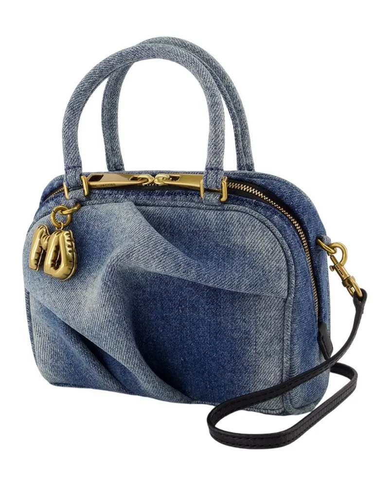 Marc Jacobs Women's The Micro Bauletto Bag -  Cotton Blue Handbags-Purses Blue