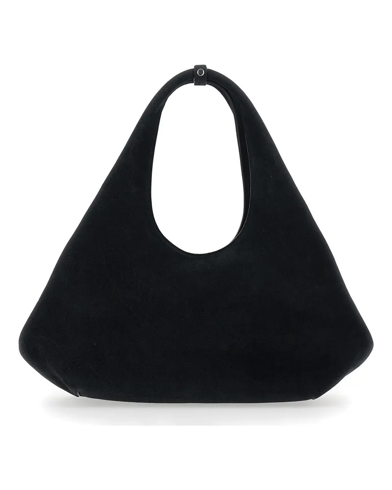 COPERNI Women's Shoulder Bag Black Suede Black