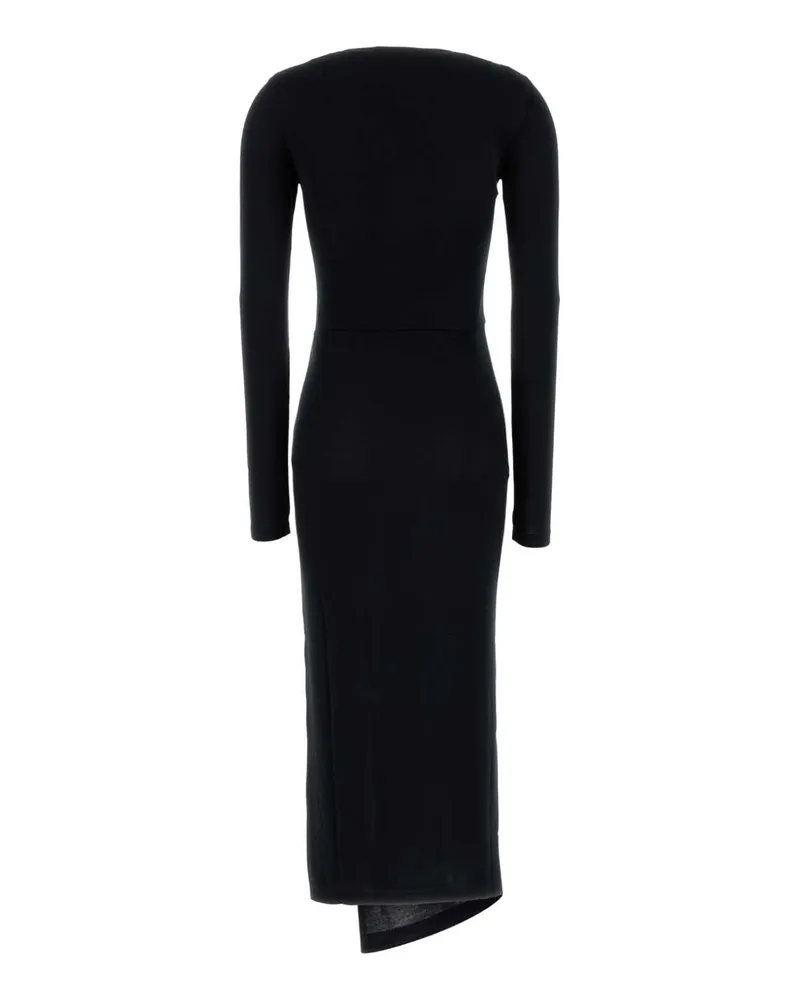 Étoile Isabel Marant Women's Black Stretch Modal Jelina Dress Exterior: Elastane Abiti Black