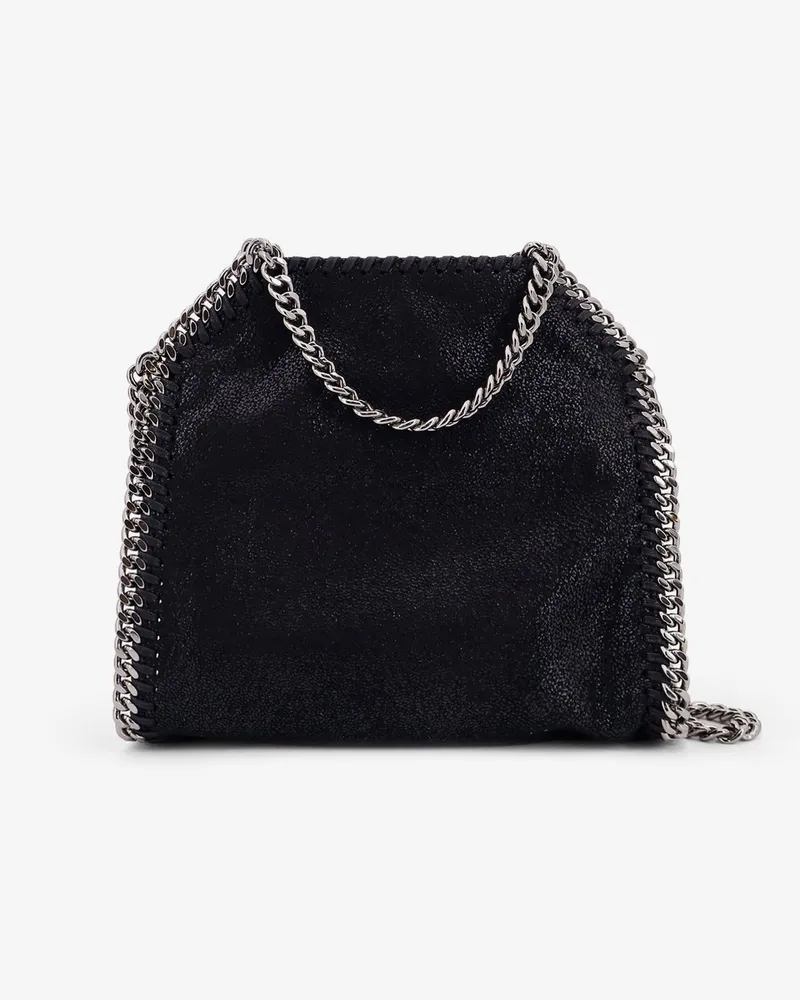 Stella McCartney Women's Crossbody Bag Falabella Black Vegan Material Shoulder Black