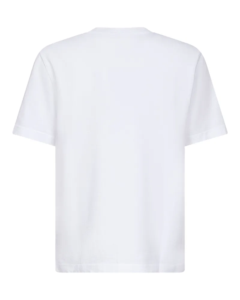Jacquemus Men T-Shirt Gros Grain White Cotton T-Shirts And Polos White