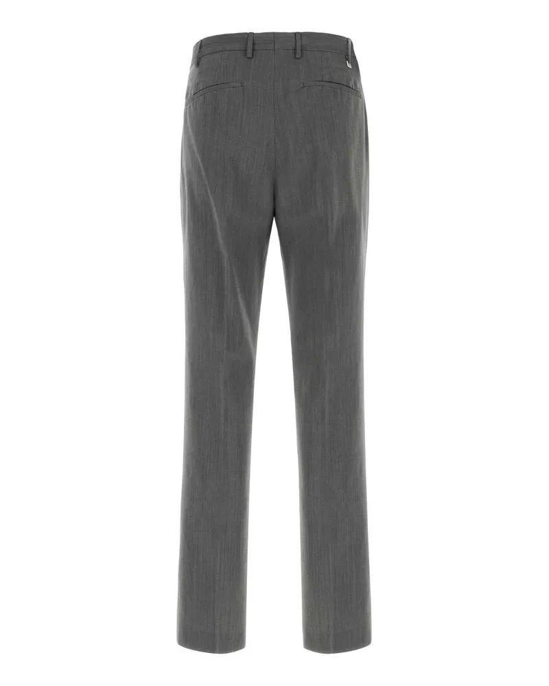 PT TORINO Men's Grey Cotton Blend Edge Pant 0260 Exterior: Virgin Wool Pantaloni Gray