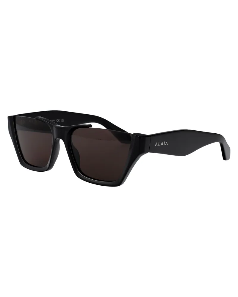 Alaïa Women's Sunglasses Aa0081s Black-Grey Acetate Black-Black-Grey Black/black/grey Black