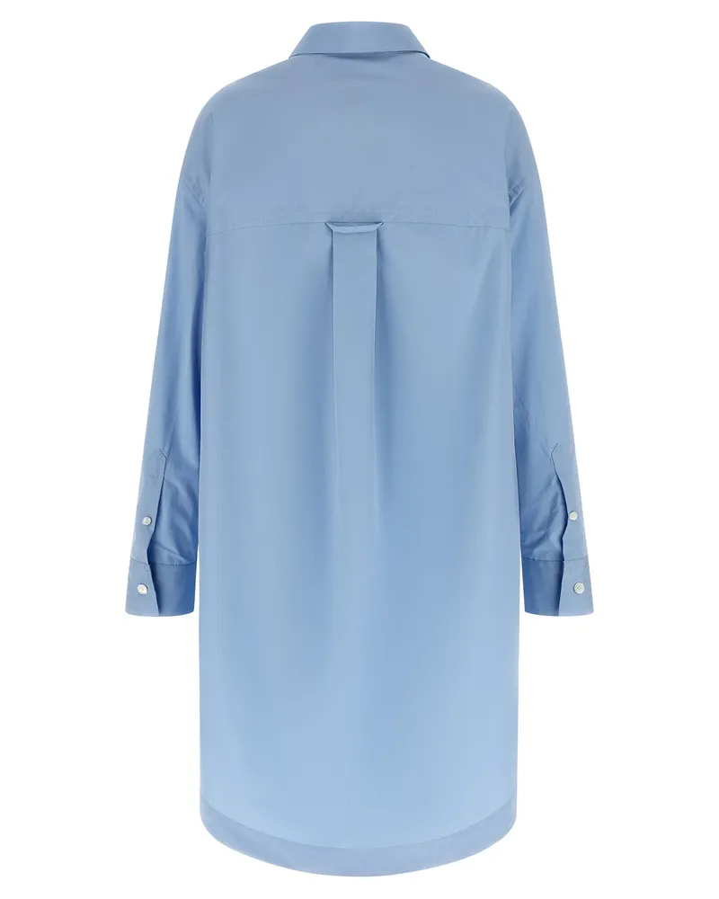 AMI Paris Women's Blue Cotton Midi Dress Blue