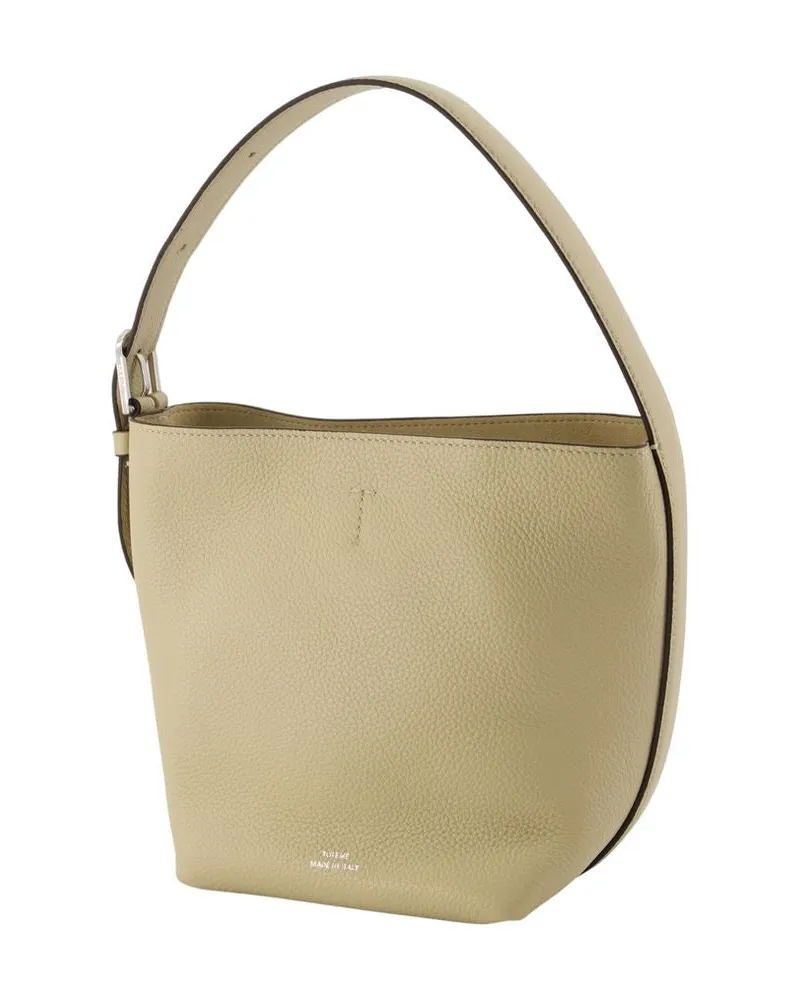Totême Petite Belted Shoulder Bag — Beige Beige