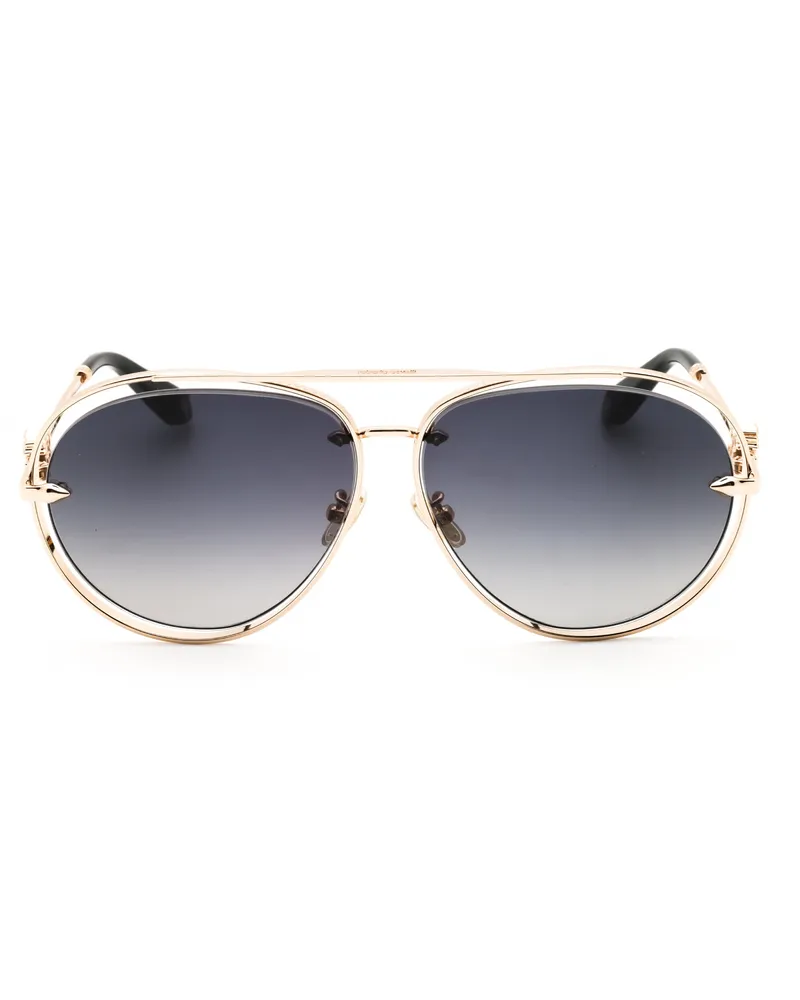 Roberto Cavalli Women's Src032m Sunglasses Rose Gold Rose