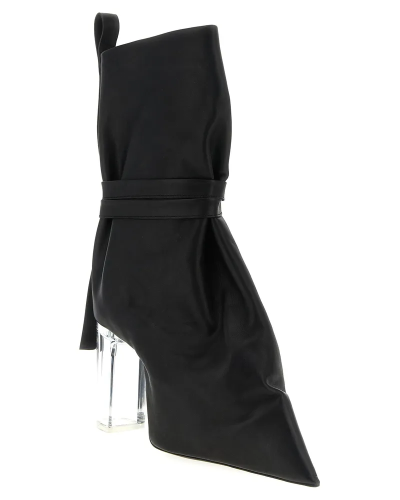 Rick Owens Ankle Boot — Black Black