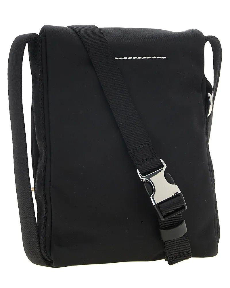 Maison Margiela Nylon Crossbody Bag — Black Black