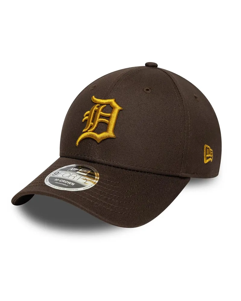 New Era Unisex Cap 9forty M-Crown Dark Brown Cotton Hat Brown