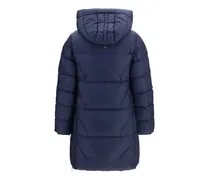 Women's Long Puffer Jacket Janet Blue Navy Down Coat