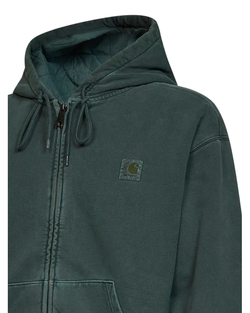 Carhartt WIP Pigment-Dyed Cotton Hoodie — Green Green