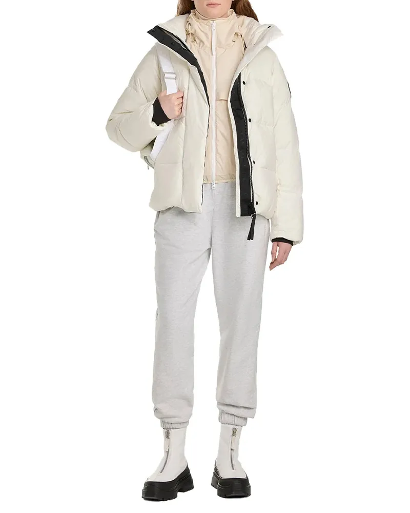 Canada Goose Junction Parka Down Jacket — White White