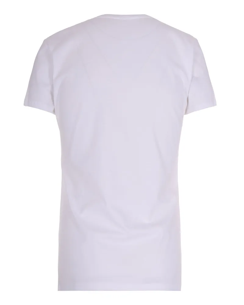 Liu Jo Women T-Shirt White Floral Print Cotton T-Shirts & Jerseys White