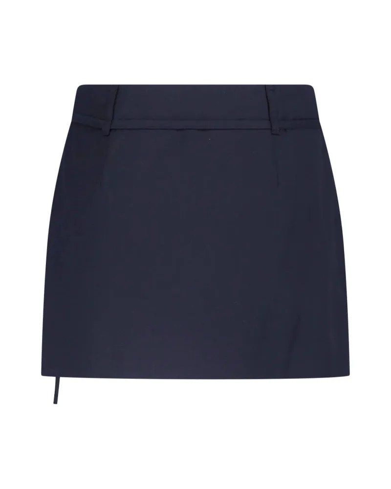 Dunst Women Skirts Blue Polyester Navy