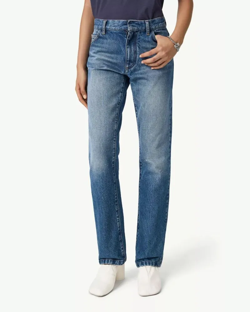 Maison Margiela Five-Pocket Denim Jeans — Blue Blue
