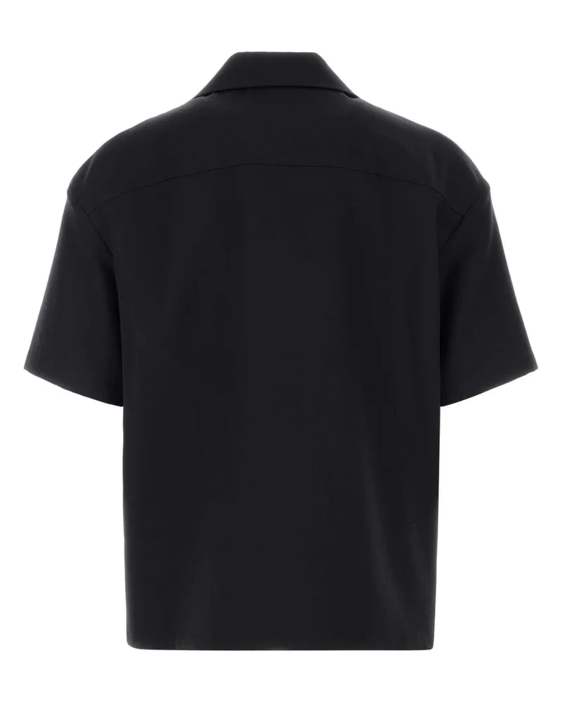 Loewe H526y05wft Darknavyblue Exterior: Wool Camicie Shirt Navy