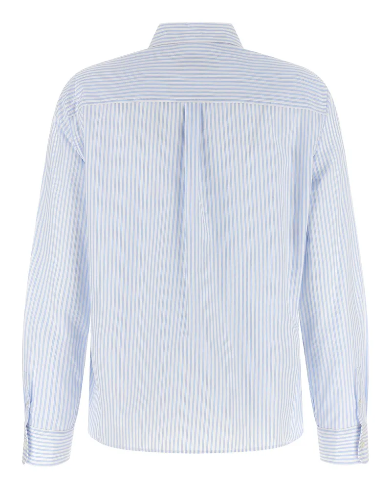 Max Mara Women's Blue Cotton Blouse Blue