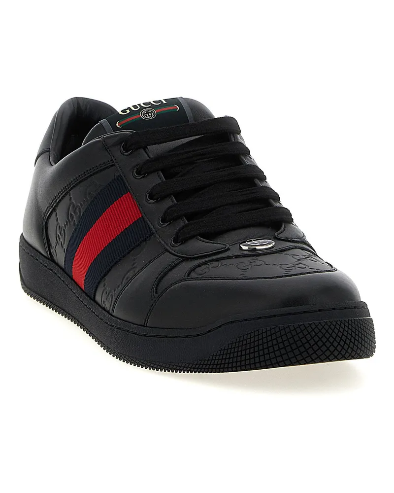 Gucci Screener Sneaker — Black Black