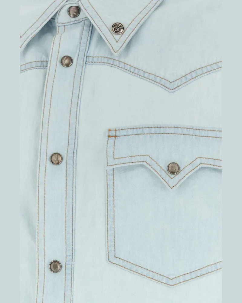 Versace Denim Shirt — Blue Blue