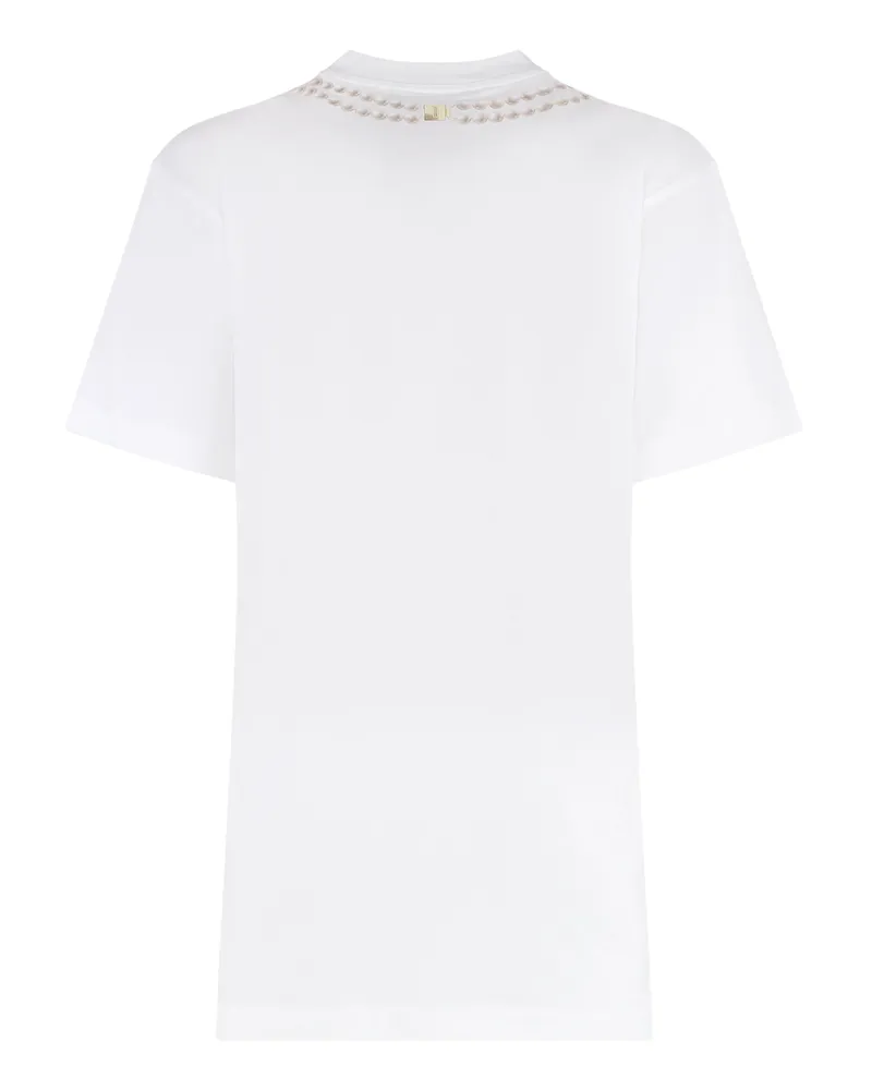 Moschino Women's T-Shirt Printed Cotton White T-Shirts & Jerseys White