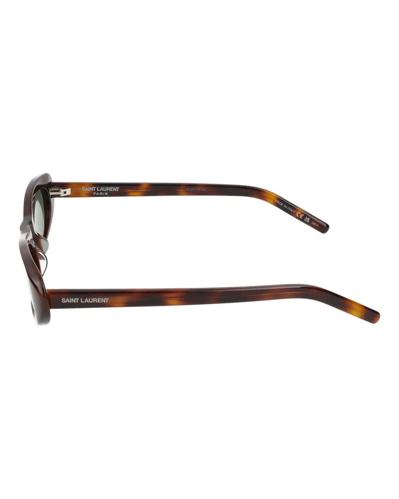 Saint Laurent Women's Sunglasses Sl 557 Shade 002 Havana Green 20-145 Acetate Tortoiseshell