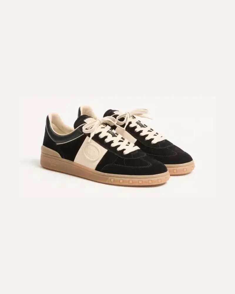 Valentino Garavani Basket Val E26 Sneaker — Black Black