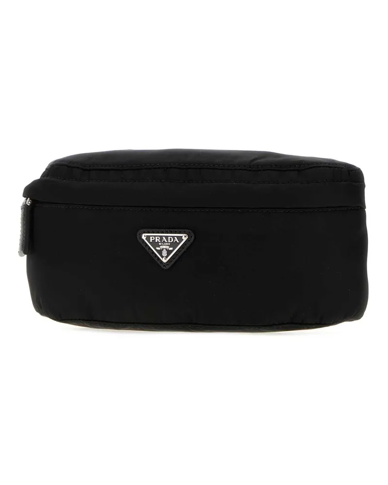 Prada Men's Black Re-Nylon Belt Bag Nero Marsupi Black