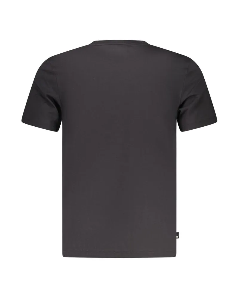 Timberland Logo Print T-Shirt — Black Black