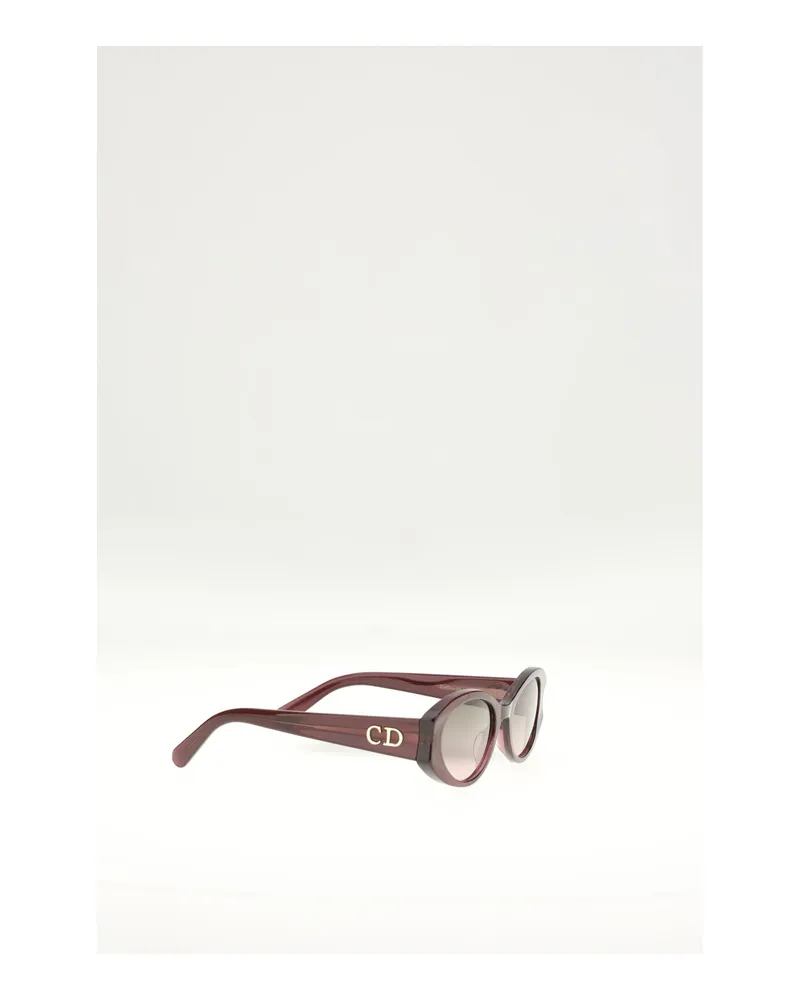Dior Women's Sunglasses Burgundy-Pink Nylon Burgundy/pink Burgundy