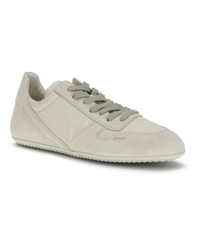 Rick Owens Suede and Leather Sneaker — Beige Beige