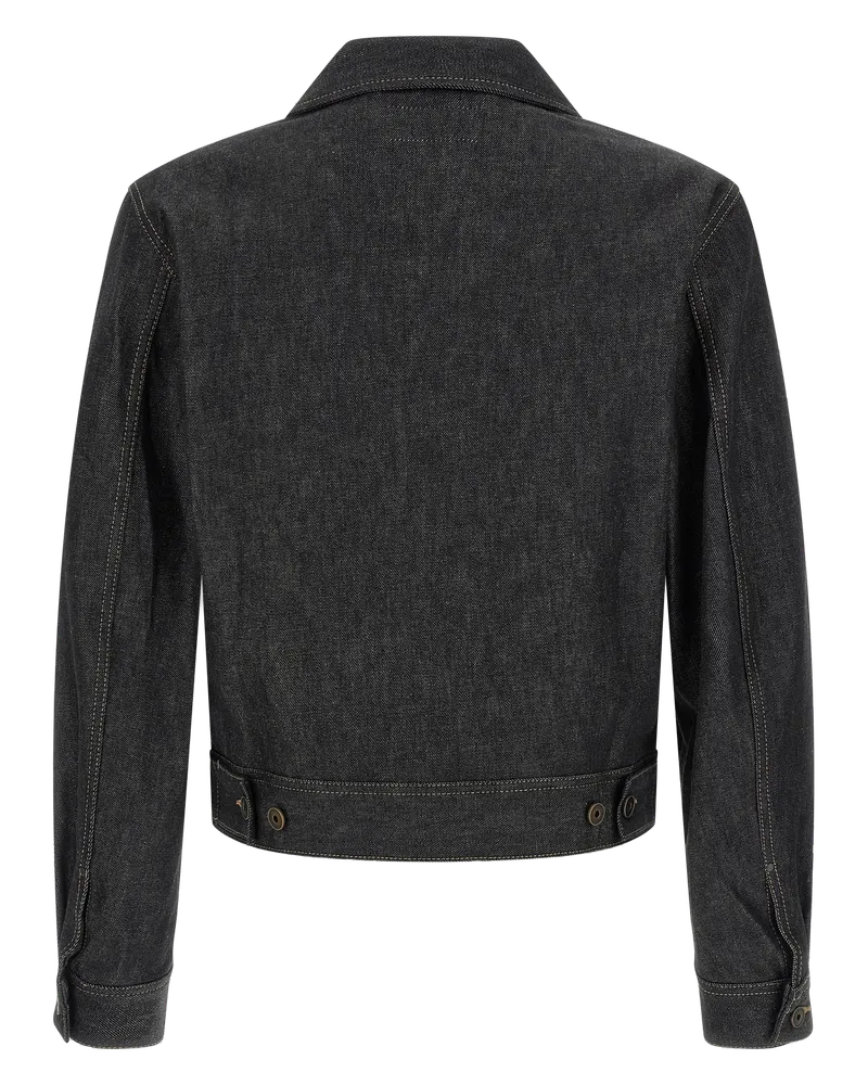 Christophe Lemaire Men's Blue Cotton Denim Jacket Clothing Blue