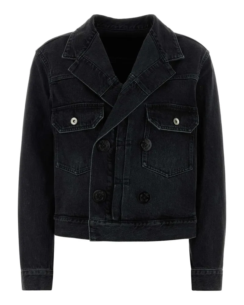 Sacai Women's Jacket Black Cotton Black