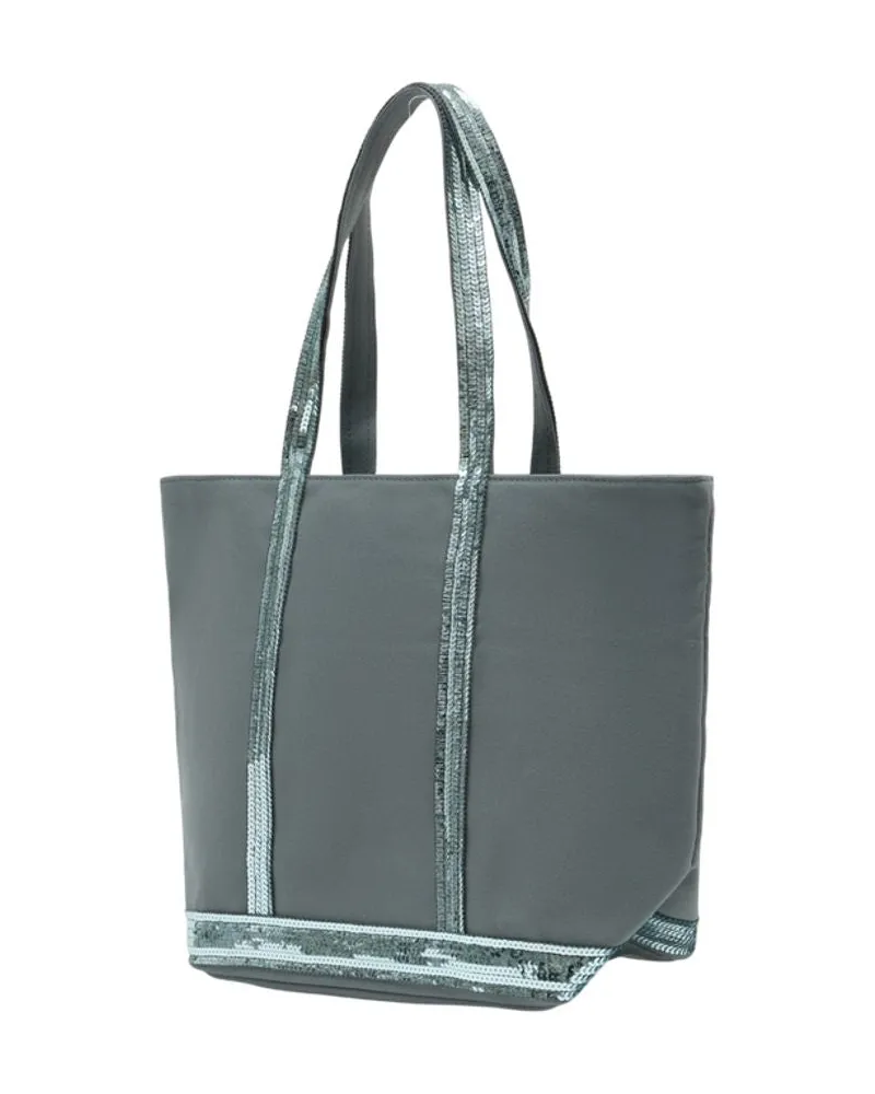Vanessa Bruno Women's Shopping Bag M -  Cotton Grey Totes-Shopping-Bags Gray