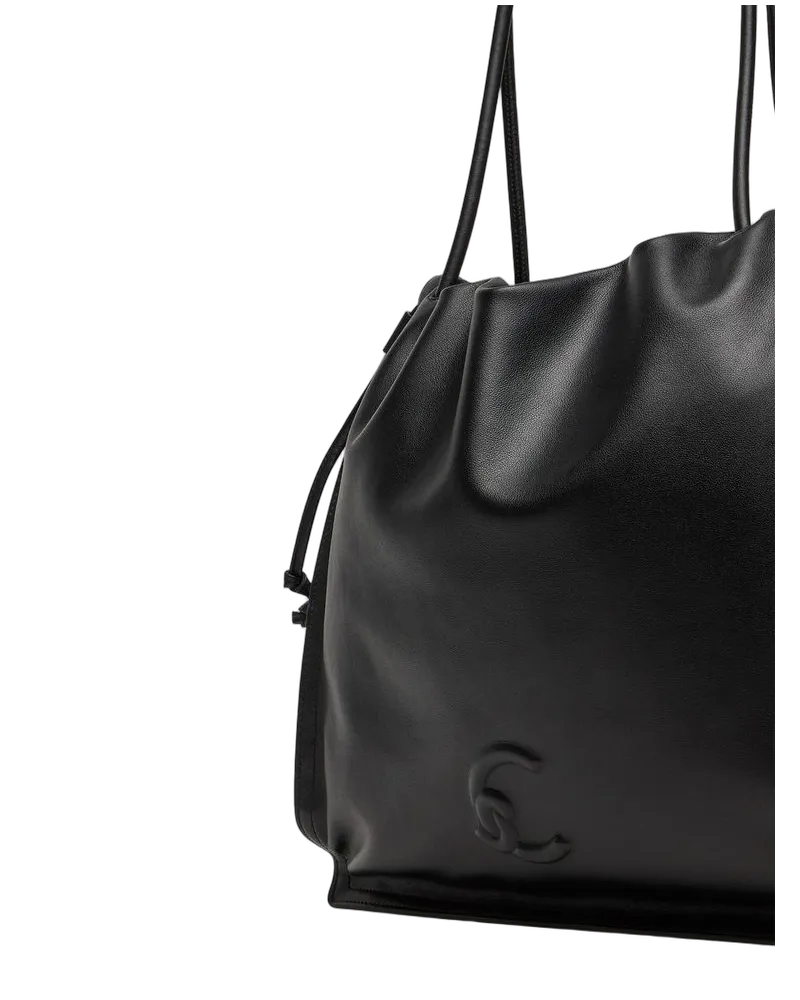 Coccinelle Women's Shoulder Bag Black Cowhide Shoulder-bags Black