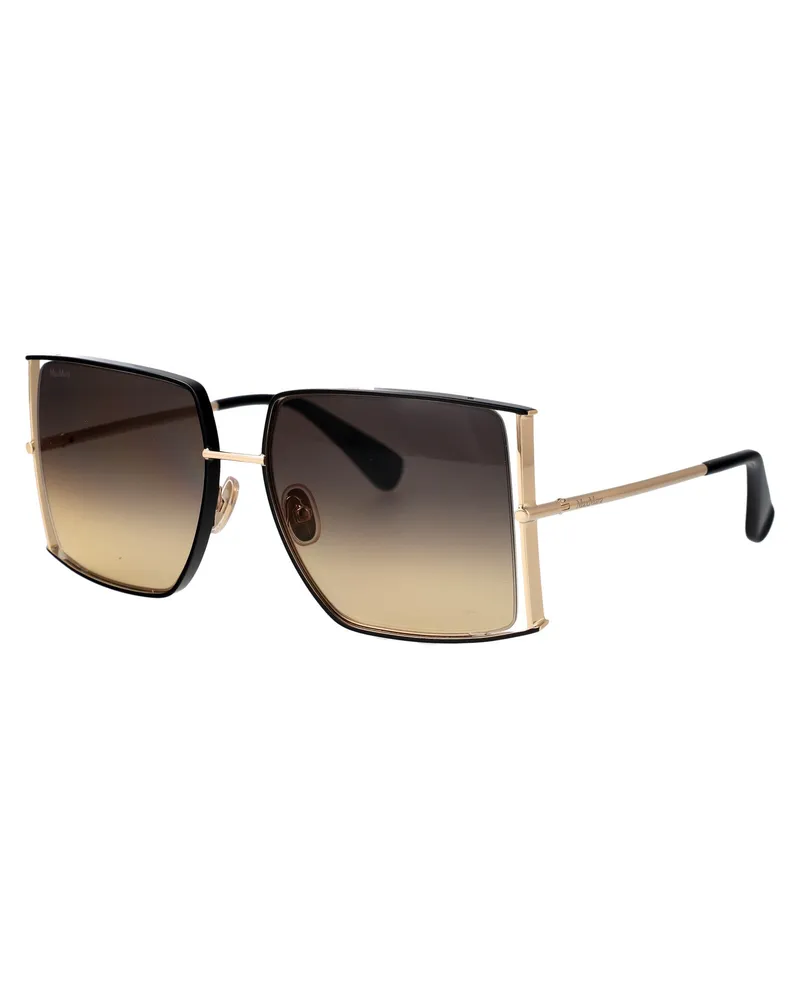 Max Mara Women's Sunglasses Black Metal Black