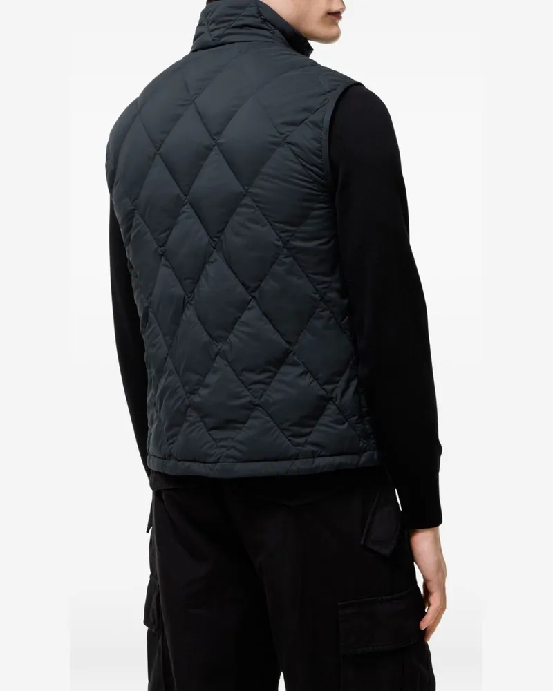 Burberry Quilted Down Vest — Navy Navy