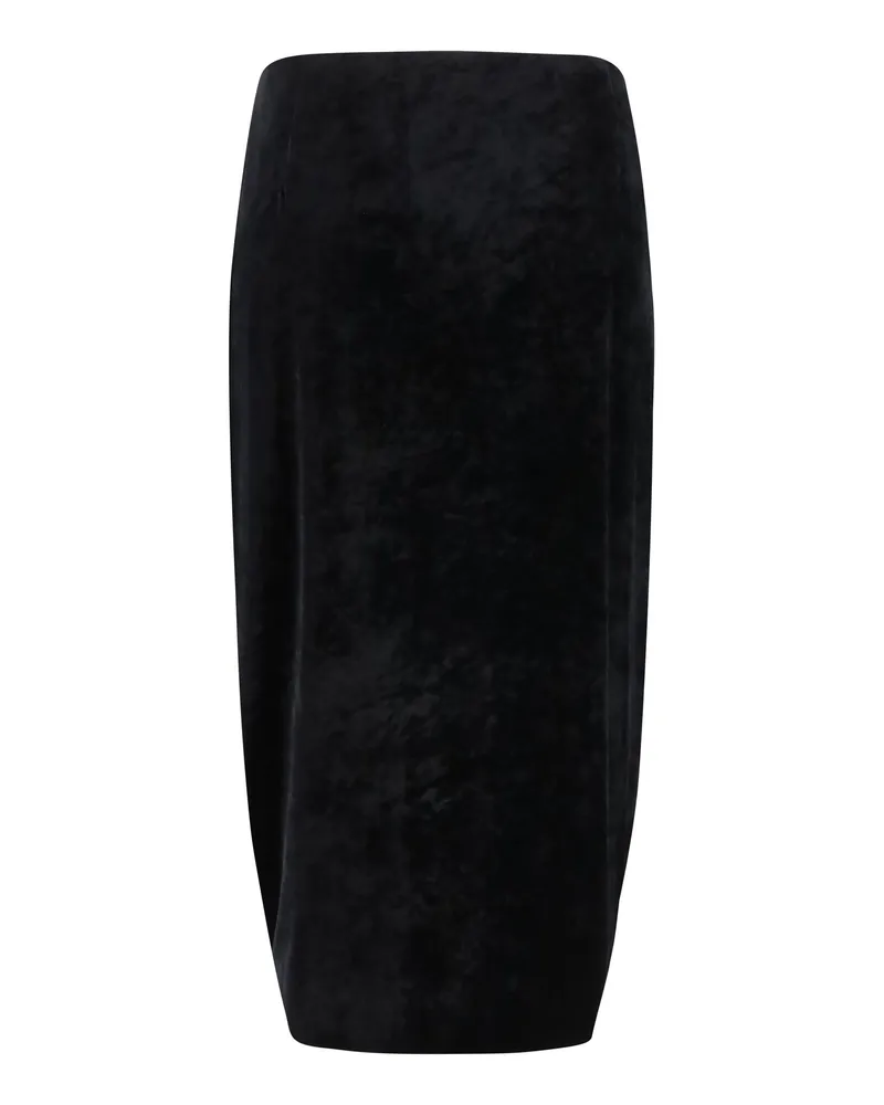 Valentino Garavani Women's Velvet Skirt Nero Viscose; Silk; Elastane Black