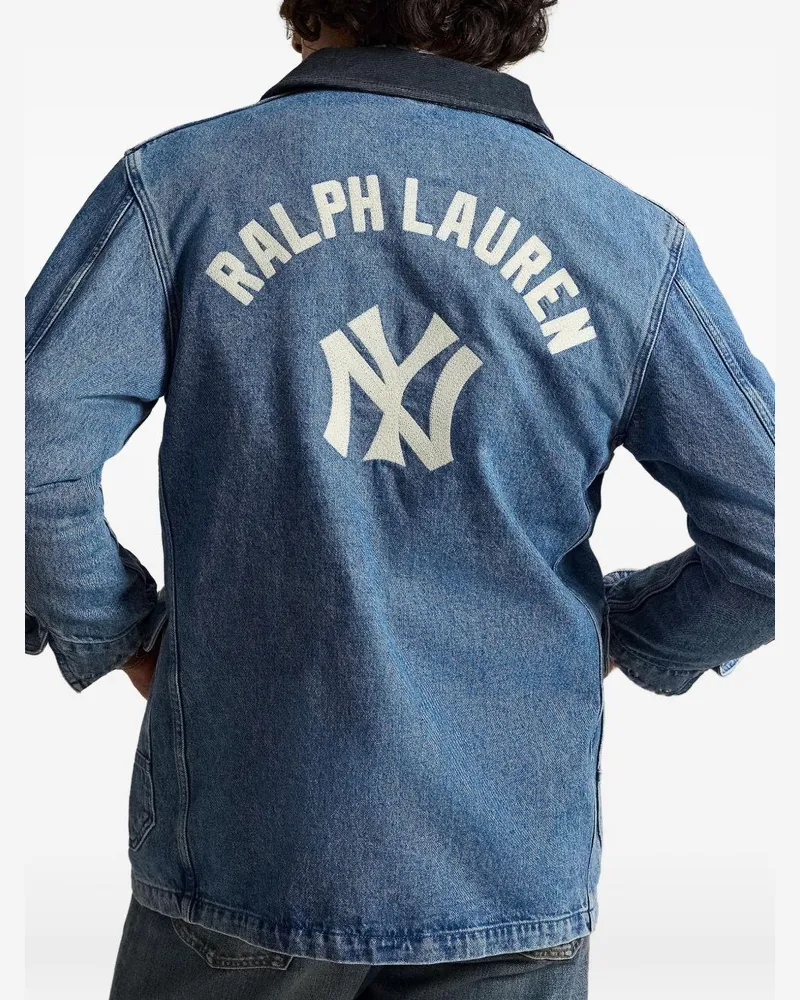 Ralph Lauren Men Jacket Blue Cotton Blue